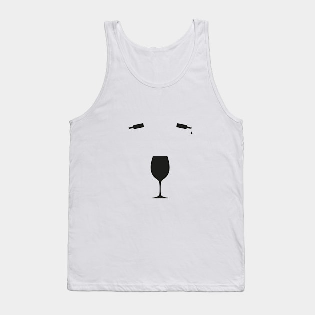 Wining bear Tank Top by viktorhertz